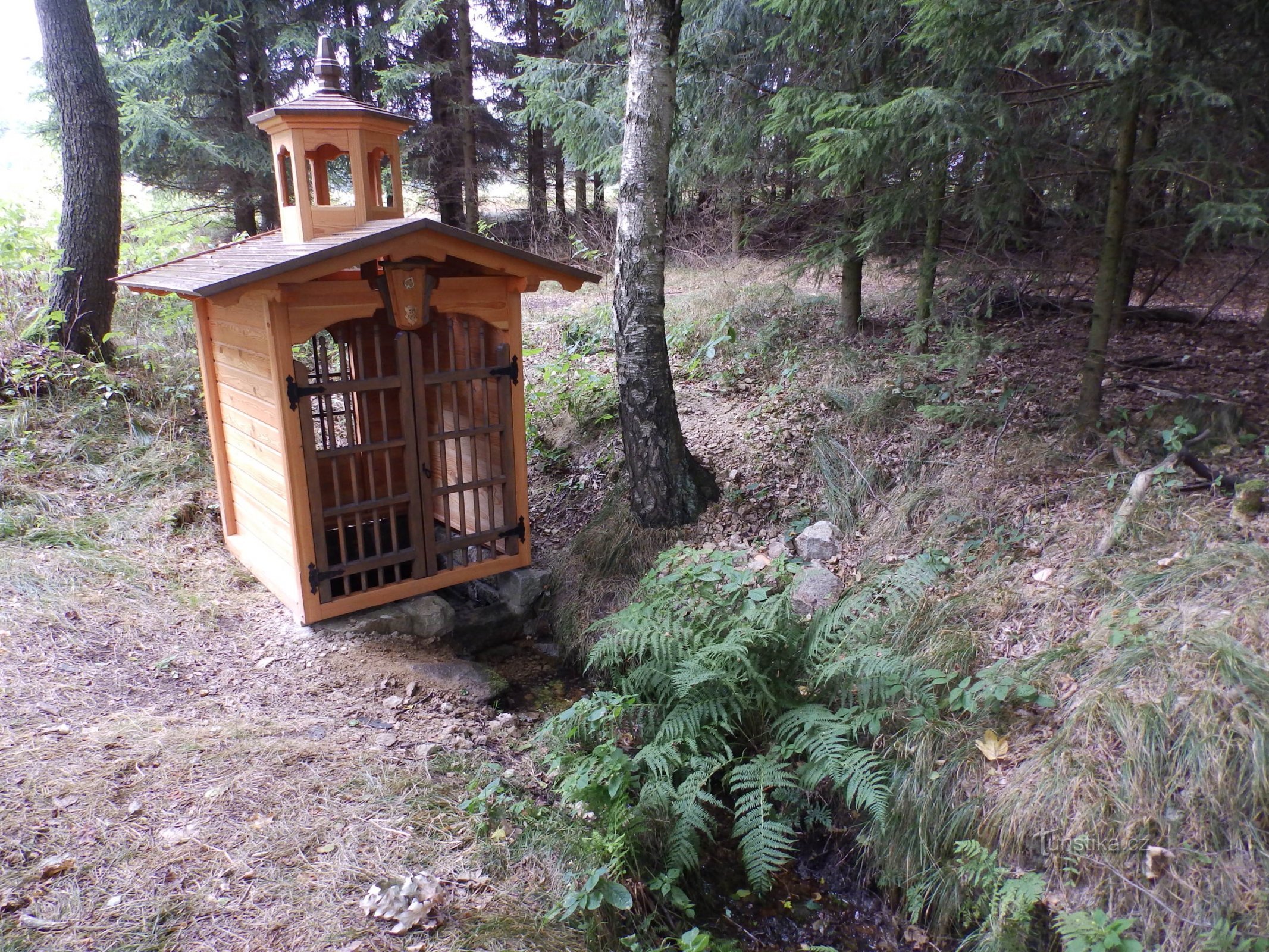 A trilha natural ao redor da lagoa do castelo em Lipová revelará os segredos naturais locais