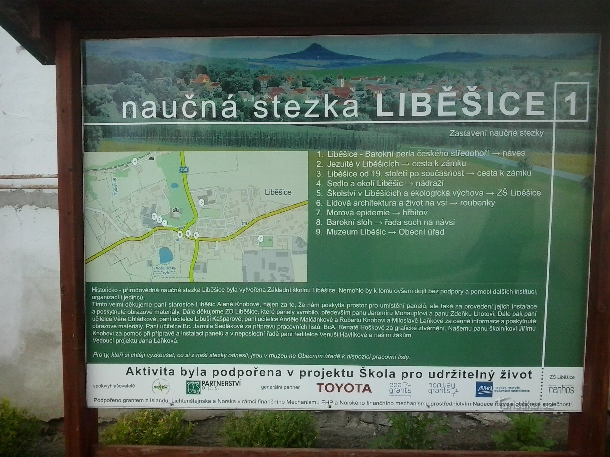 Liběšice ścieżka dydaktyczna