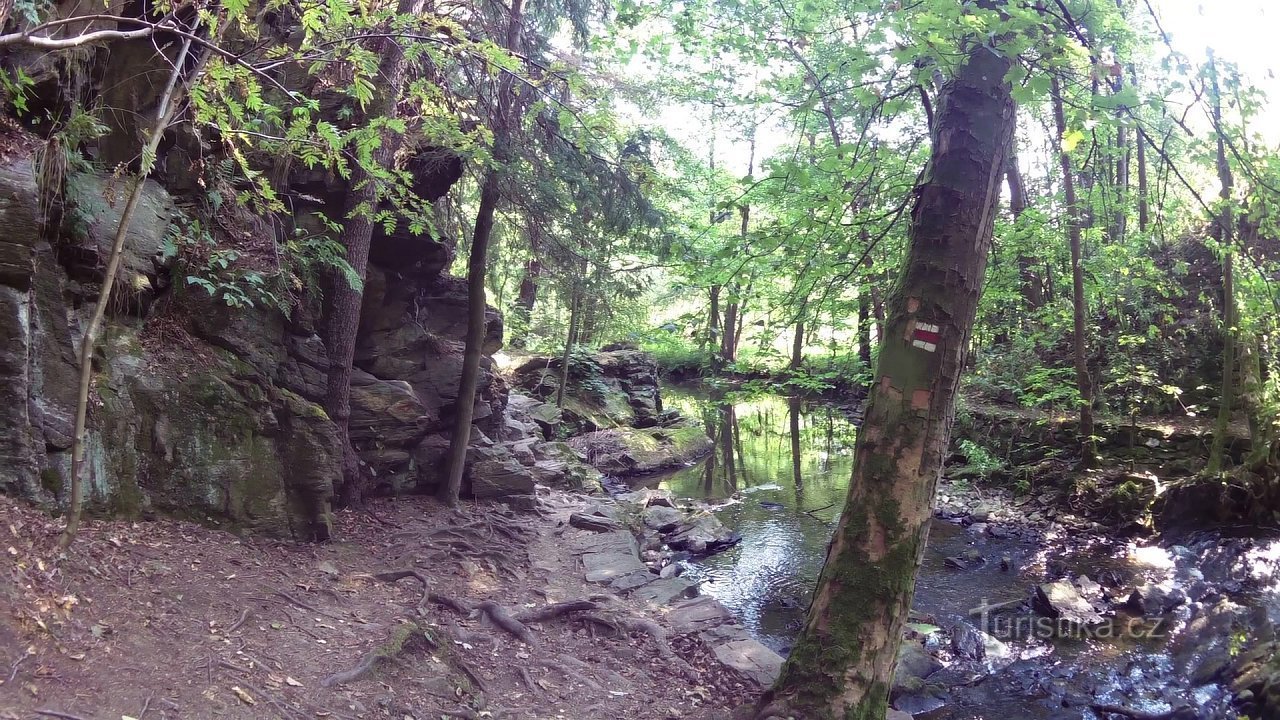 Lehrpfad DOUBRAVY-TAL bei Bílek