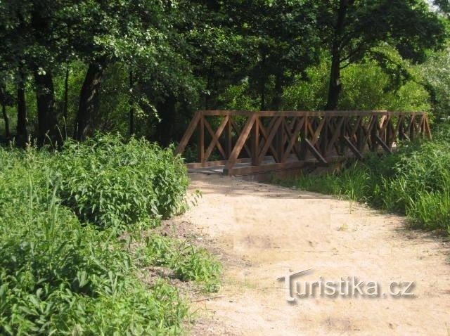 自然歩道 Velký Lomnický - Lomnice nad Lužnicí