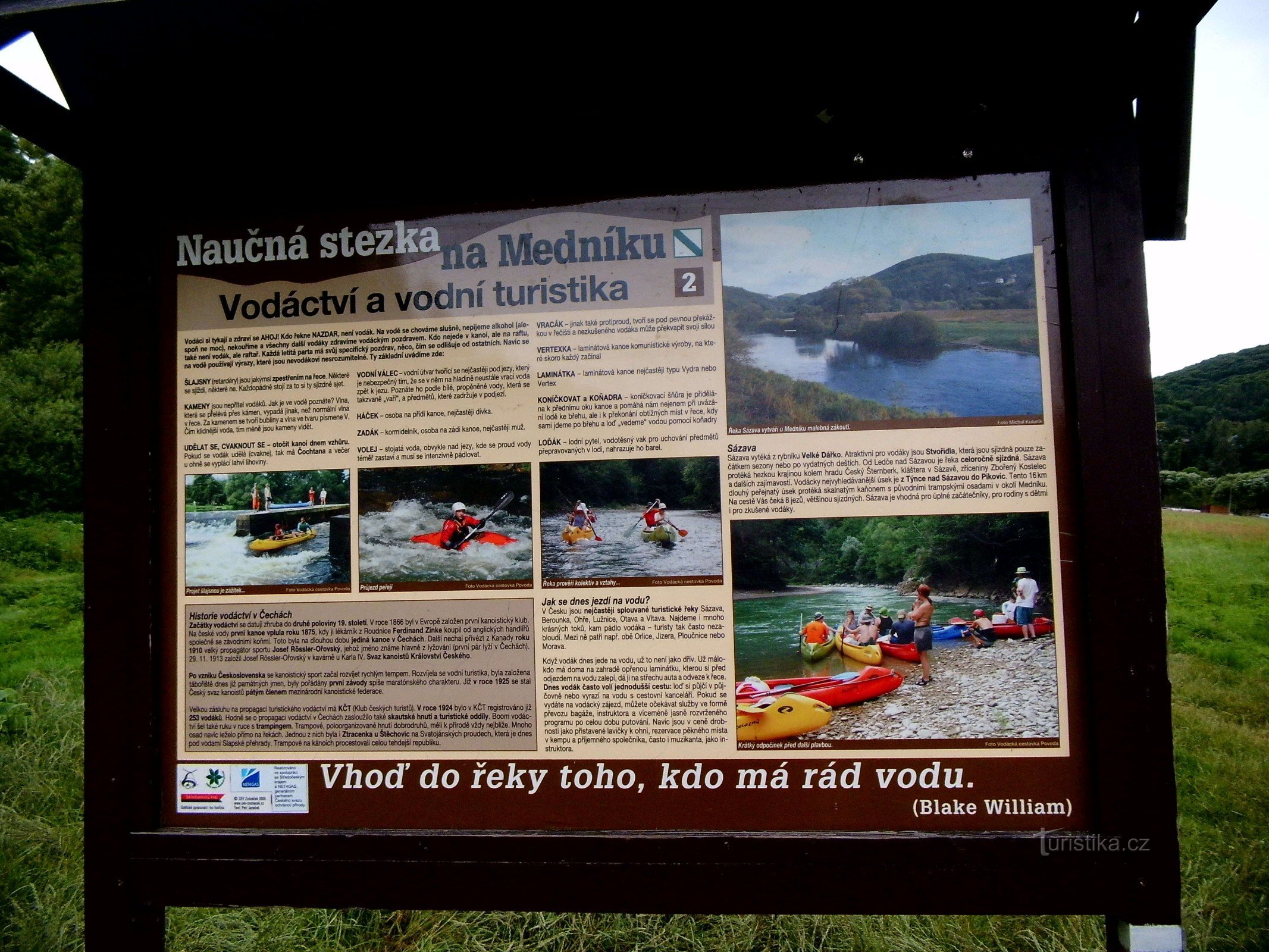 Trilha educacional em torno de Medník