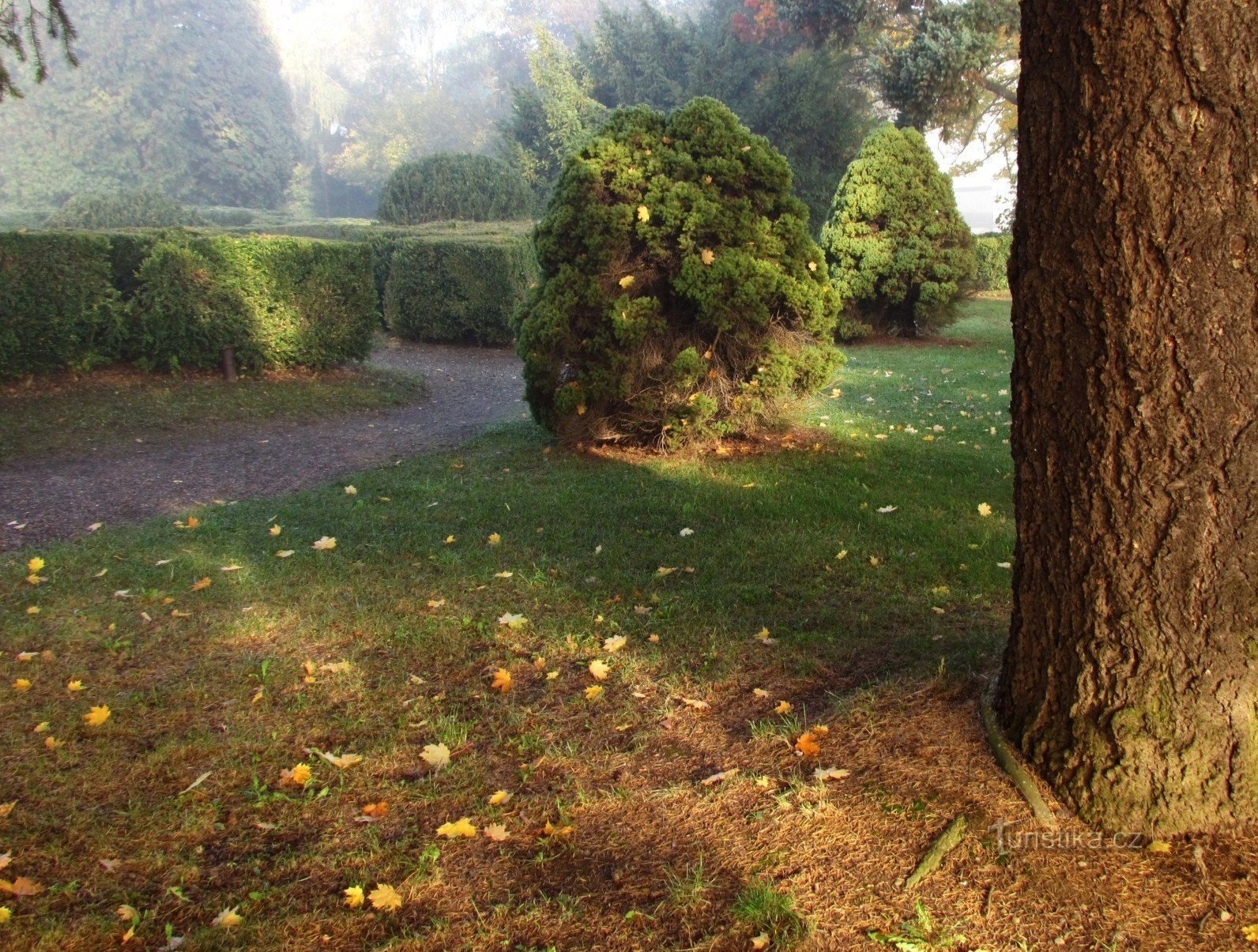 Náměšt na Hanéの城公園への訪問