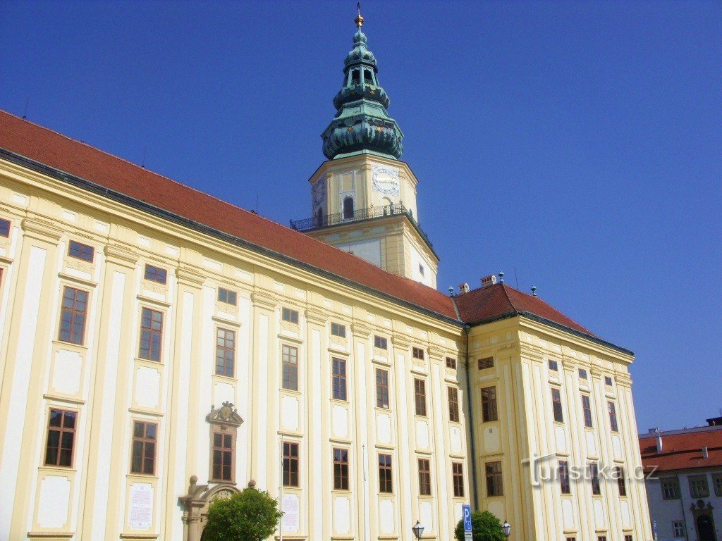 Bezoek aan het kasteel en de kasteeltuin in Kroměříž