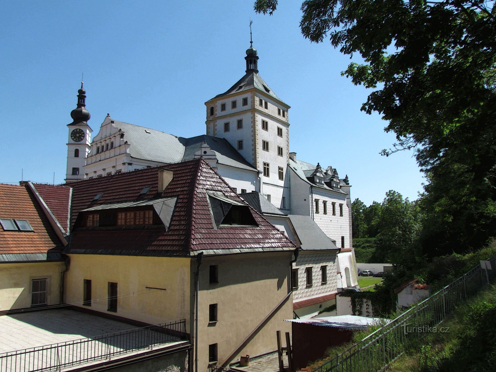 Besök på slottet i Pardubice