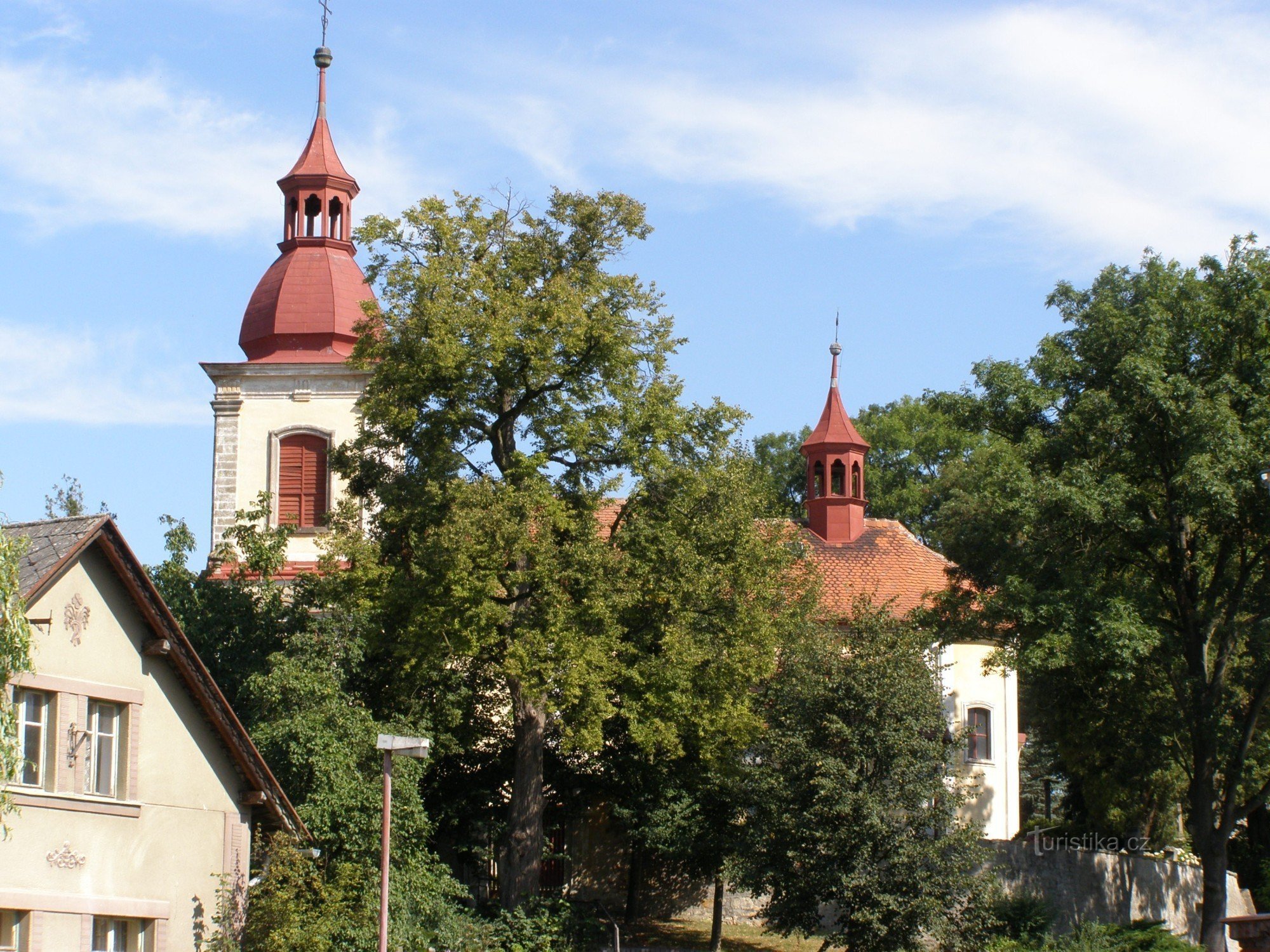 Nedelíště - Kirche der Himmelfahrt der Jungfrau Maria