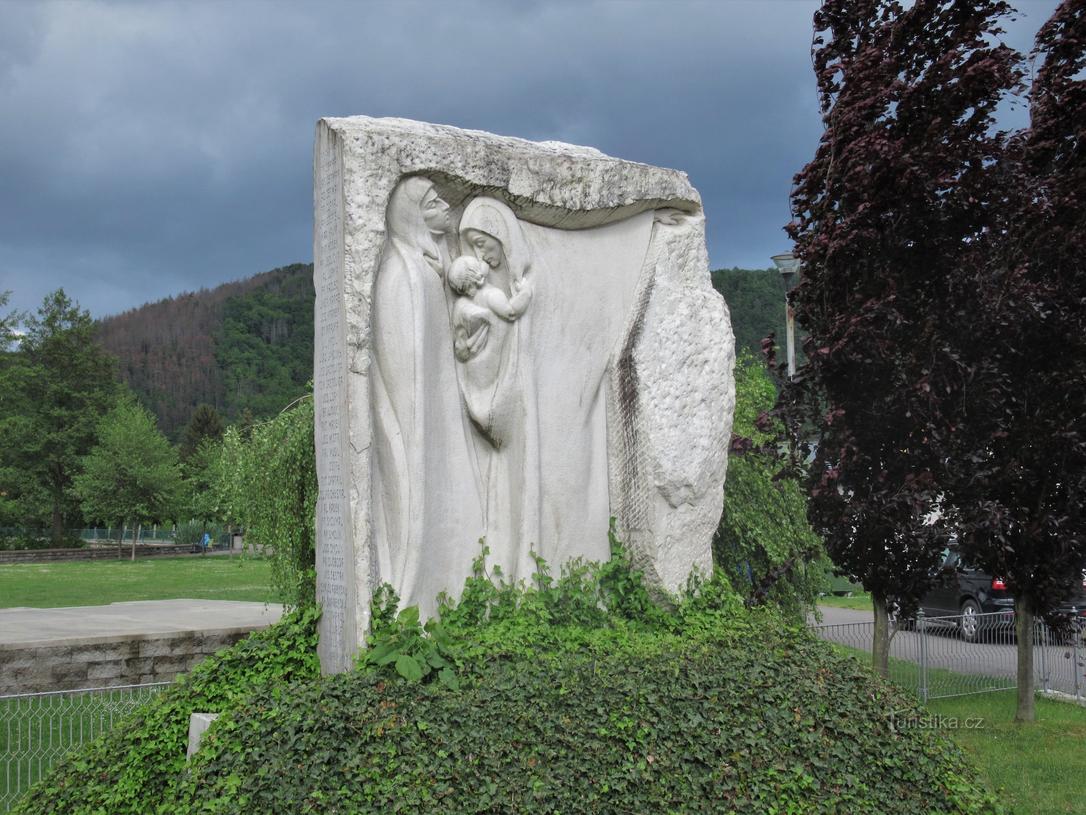 Nedvědice - Monument voor de slachtoffers van de Eerste Wereldoorlog