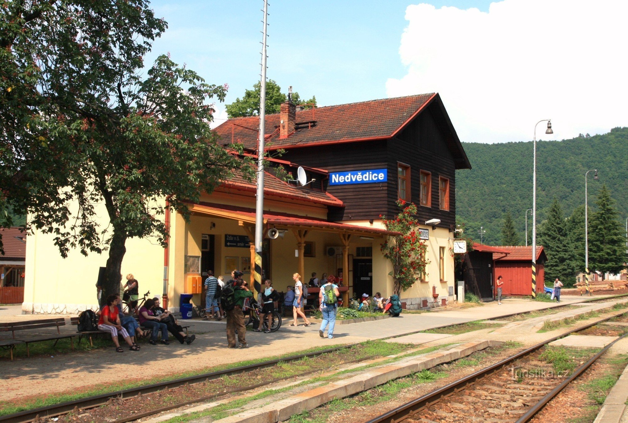 Nedvedice - Bahnhof