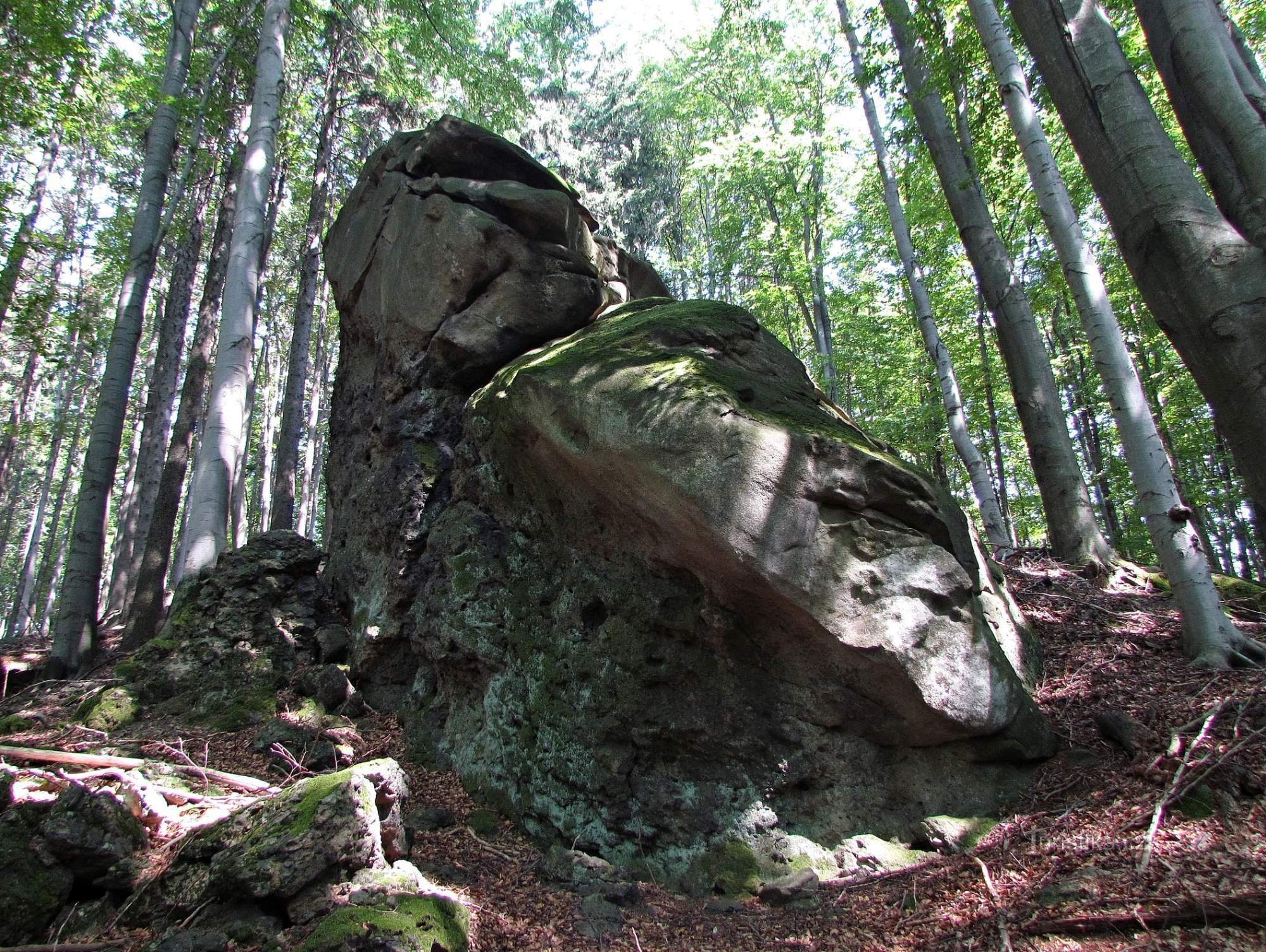 The most bizarre rocks of the Hostýn Hills - Part 1