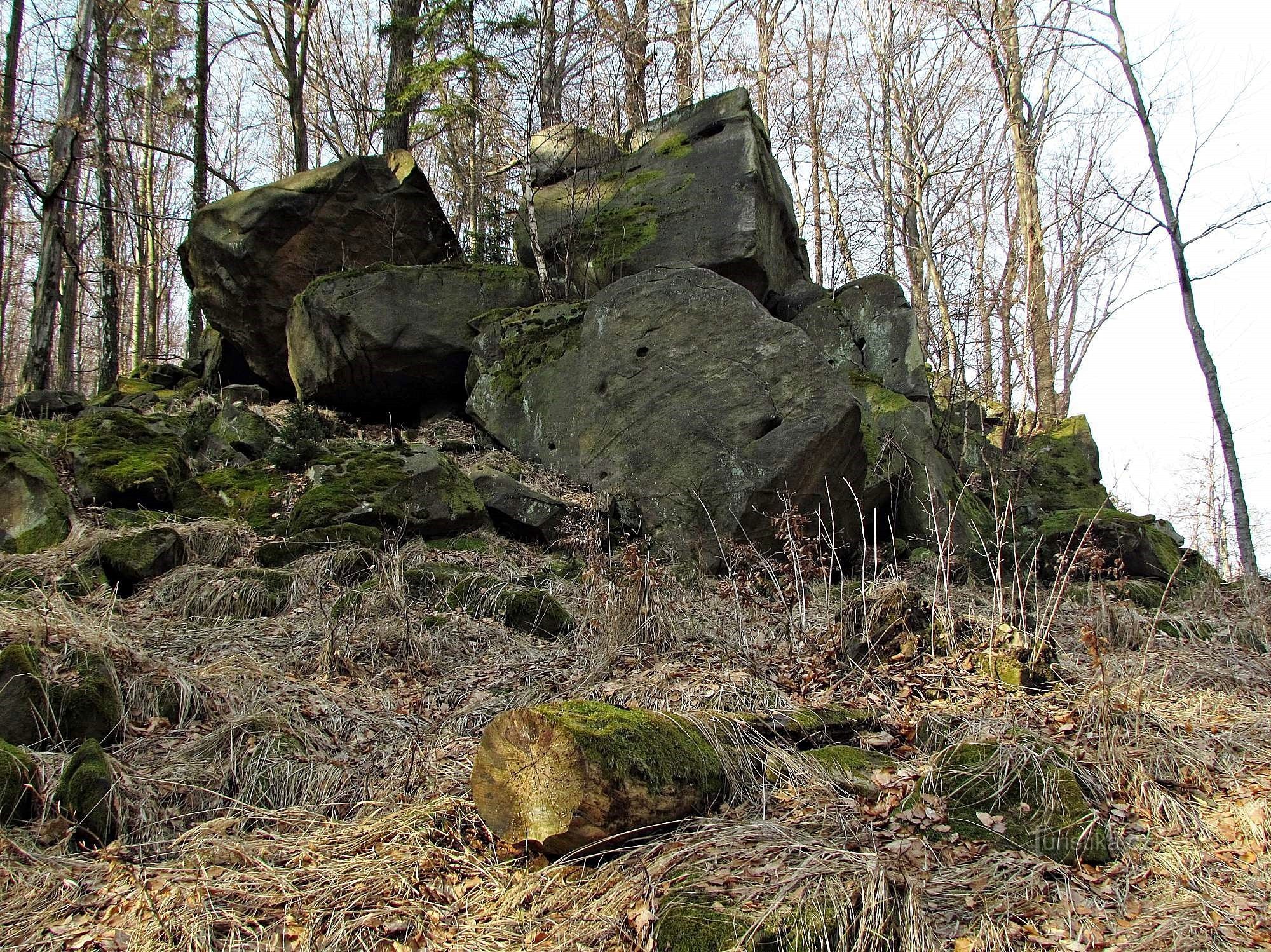 Die bizarrsten Felsen der Hostýn-Berge - Teil 2