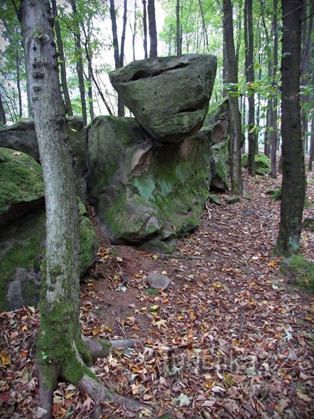 Nejbizarnější skály Hostýnských vrchů - 3.část