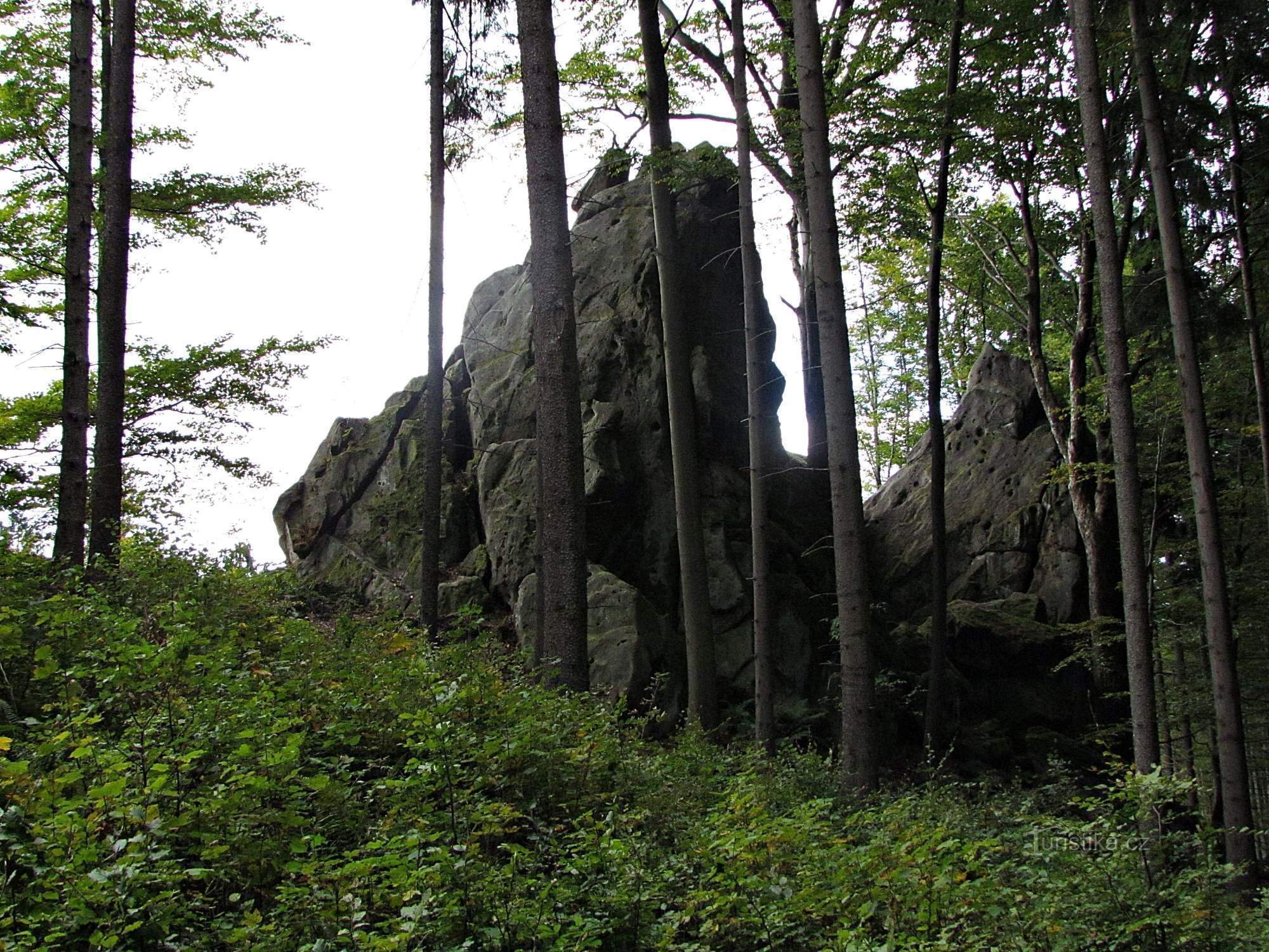 Les rochers les plus bizarres des collines Hostýn - Partie 3