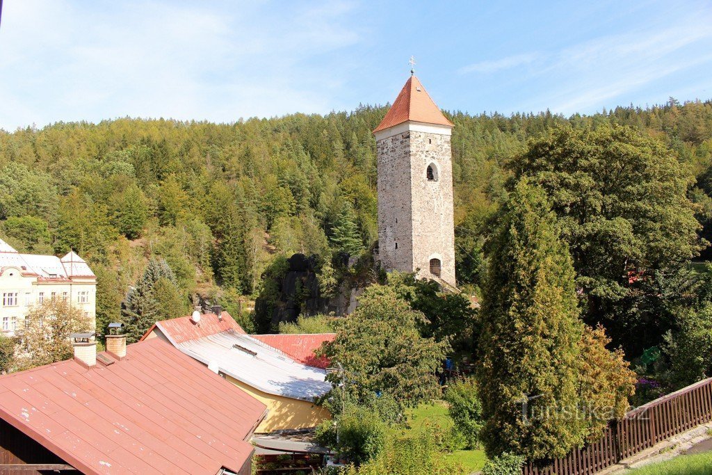 Nejdek, torre do castelo