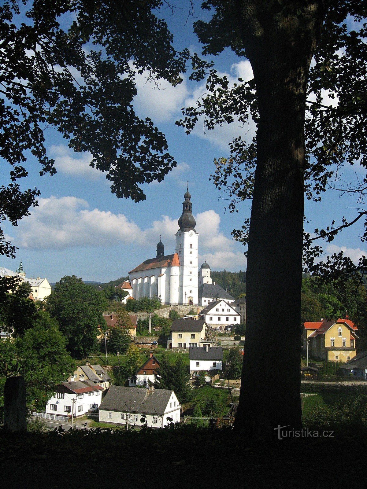 Die schönste Aussicht auf Branná