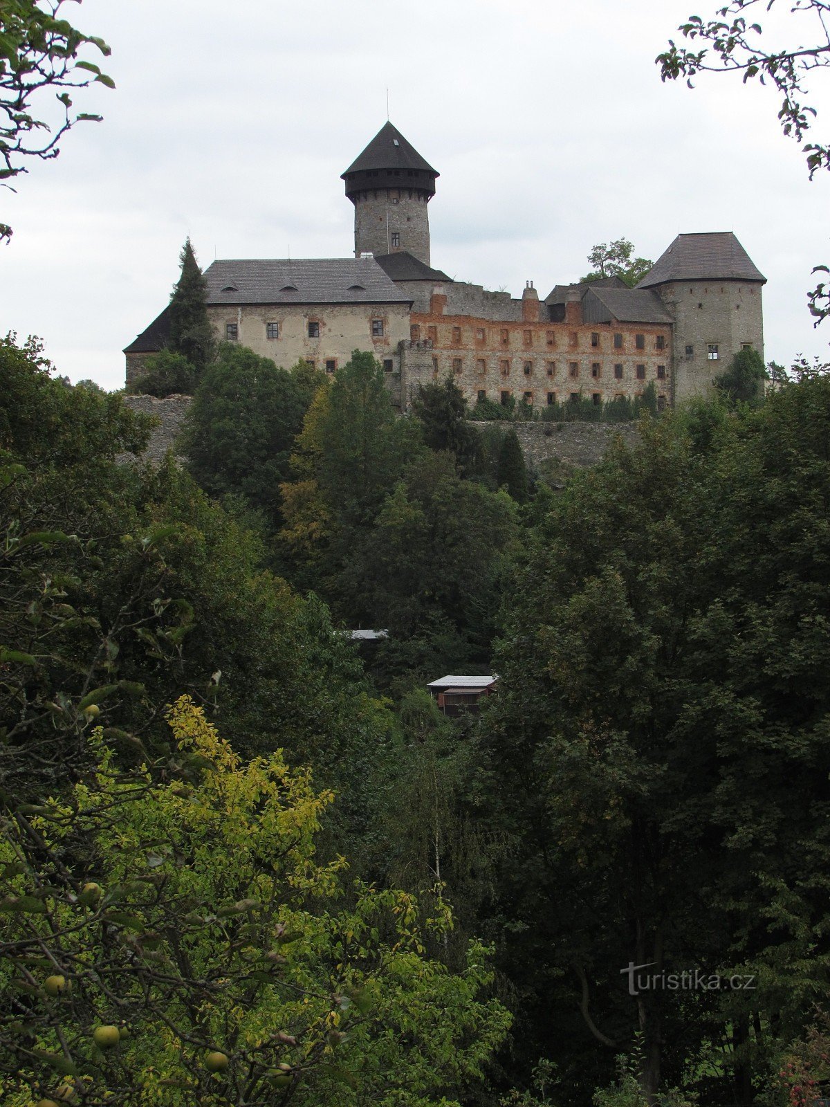 The most beautiful views of Sovinec Castle