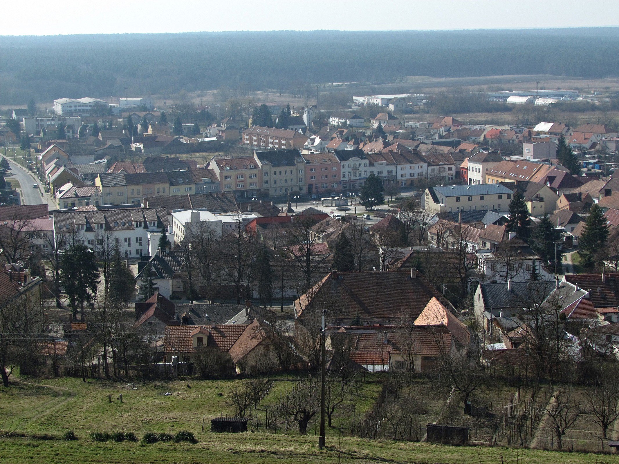 La vista más hermosa de Bzenec.