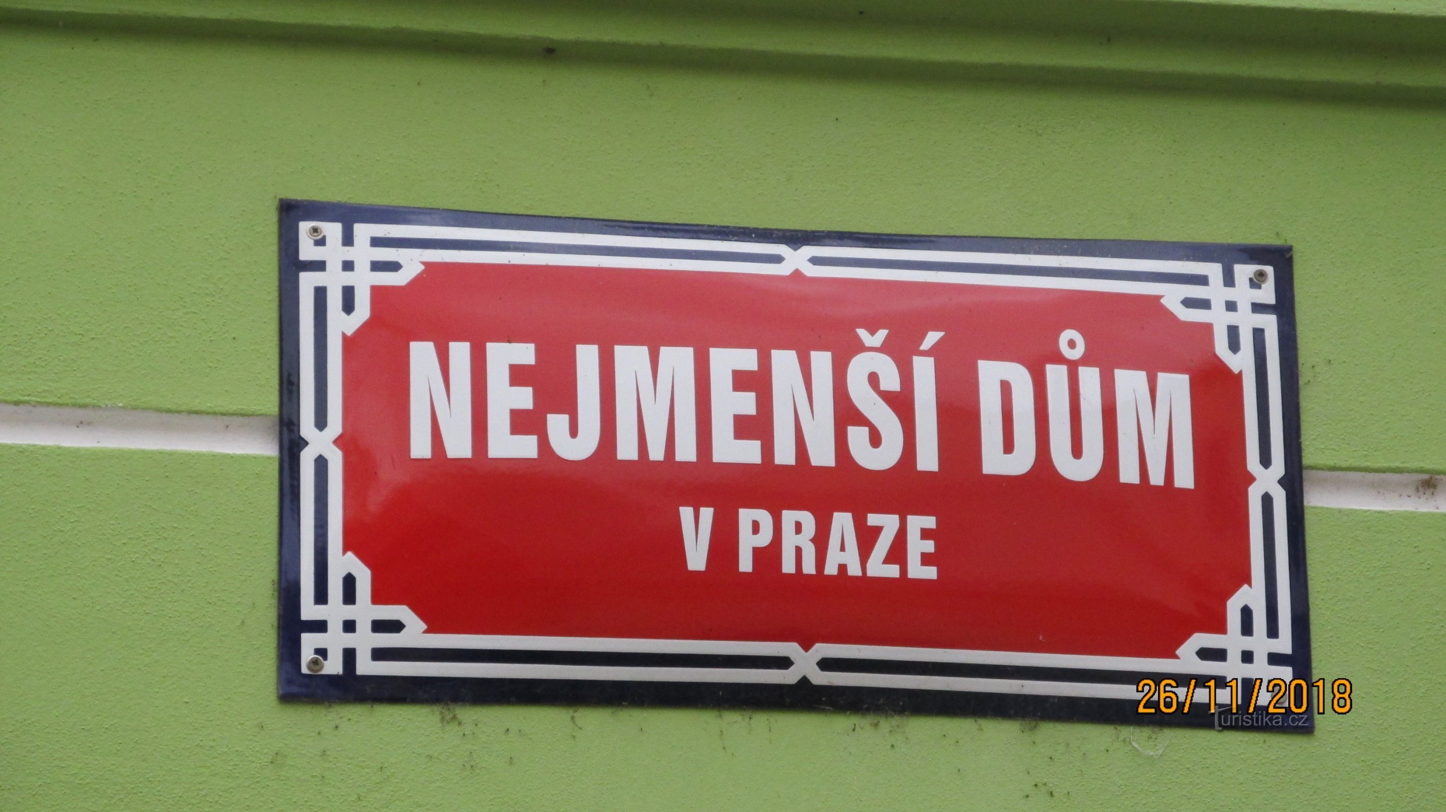 Nejmenší dům v Praze