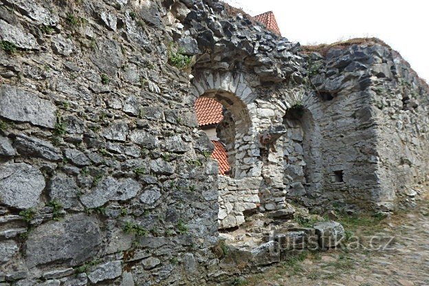 The largest Czech castle ruins of Rabí