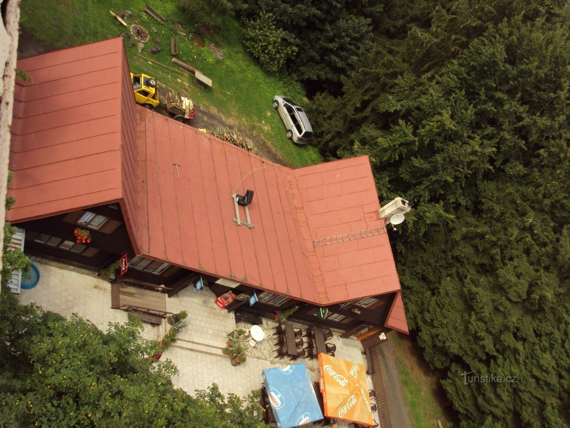 Tanečnice, a torre de observação mais ao norte da República Tcheca