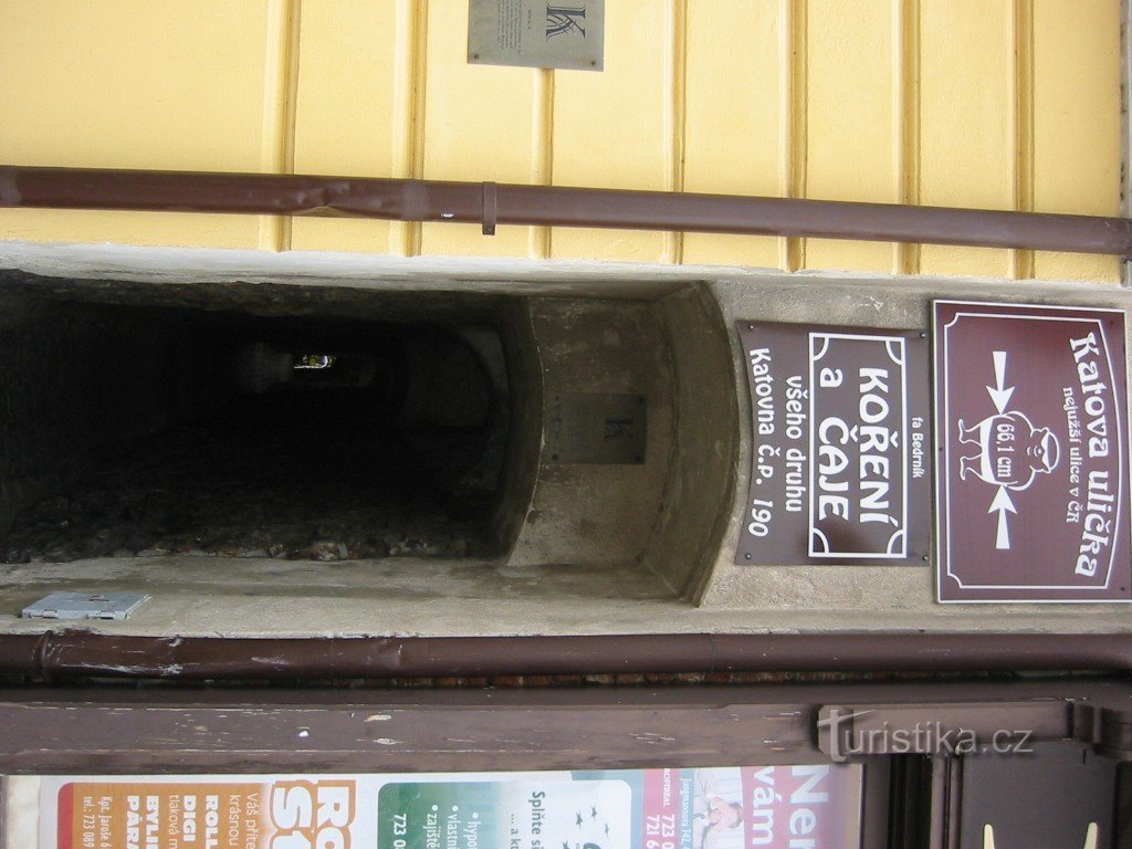 La ruelle la plus étroite