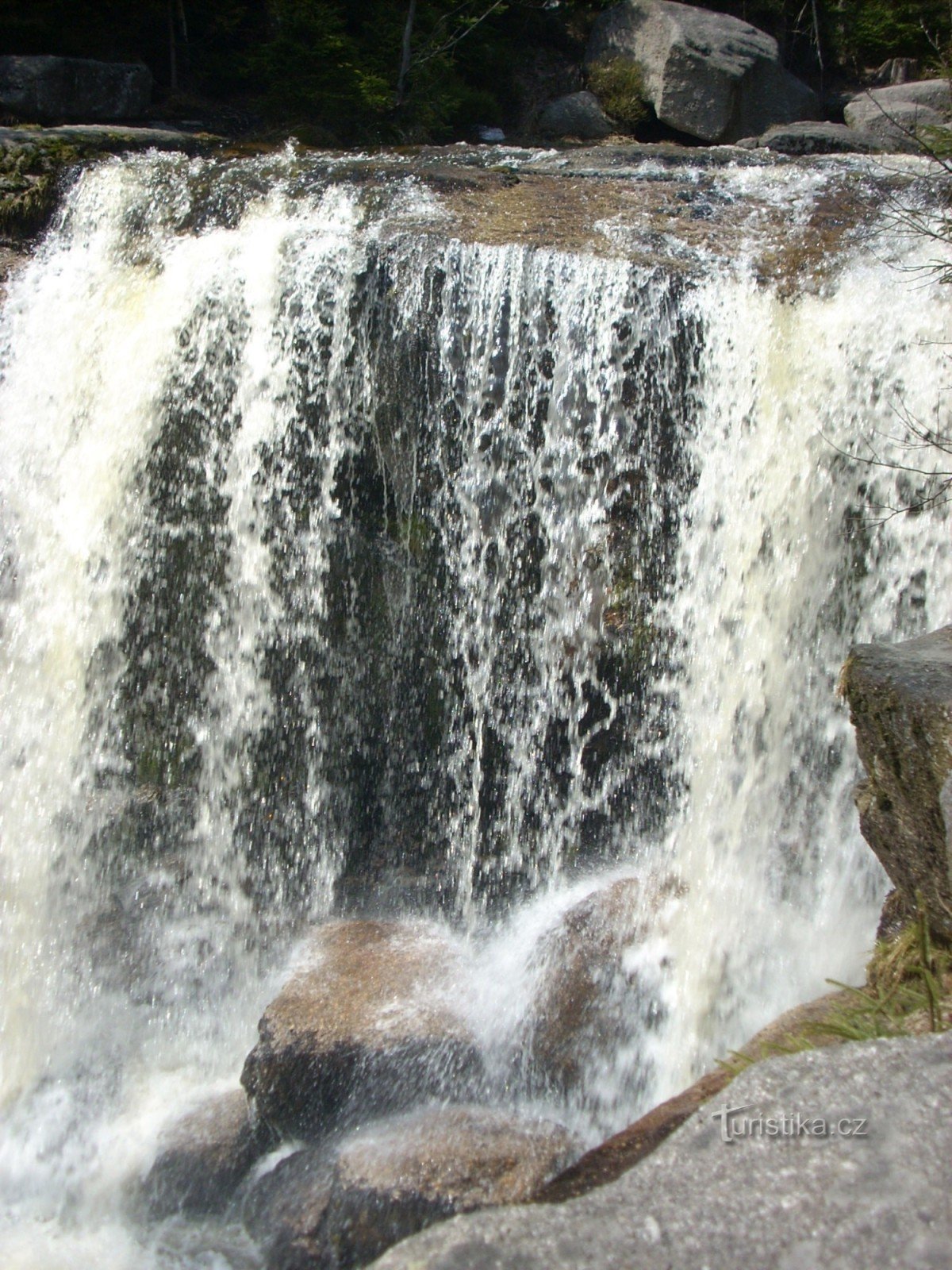 The largest and most beautiful waterfall in the Jizera Mountains - Jedlové waterfalls