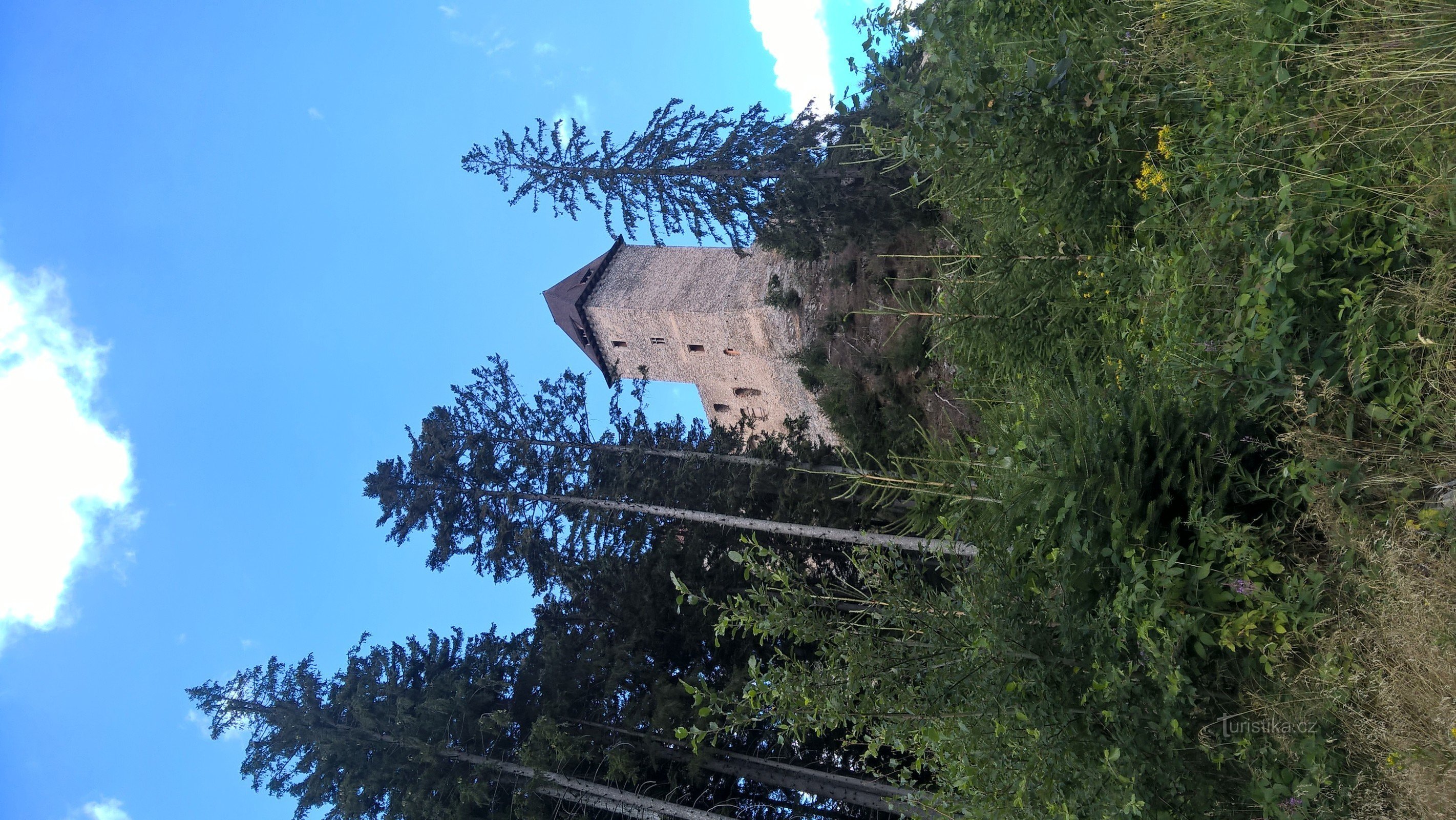 The highest royal castle in Bohemia - Kašperk