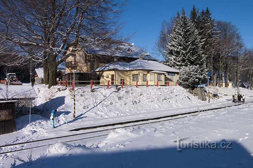 La station la plus haute est Ramzová