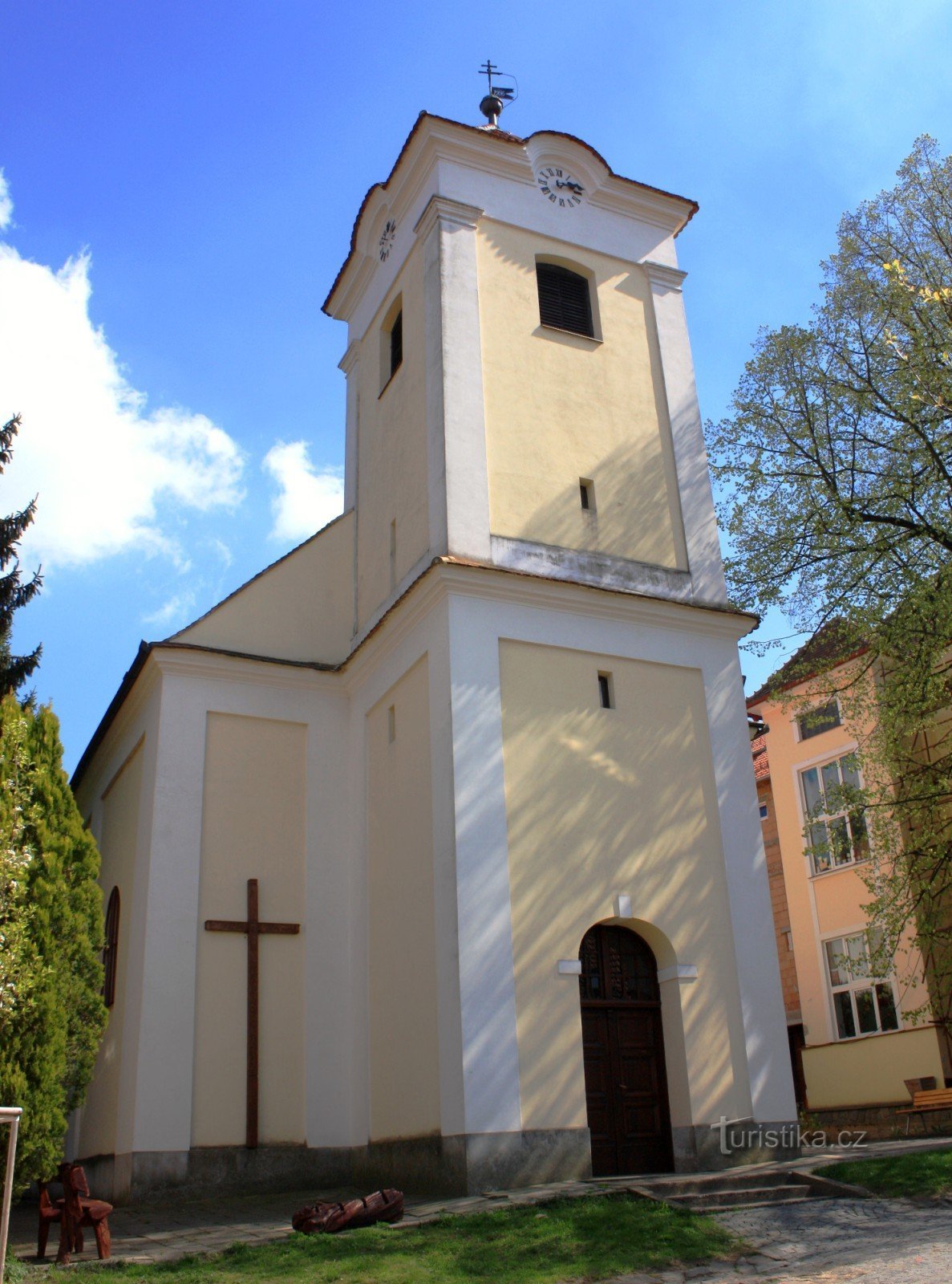 Němčičky - Nhà thờ Kính viếng Đức Trinh nữ Maria