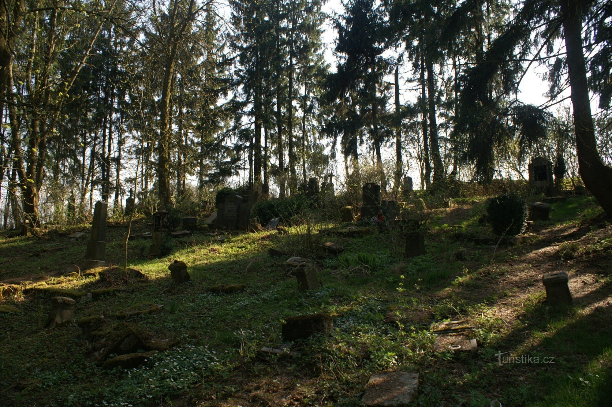 tysk kyrkogård nära Maxov
