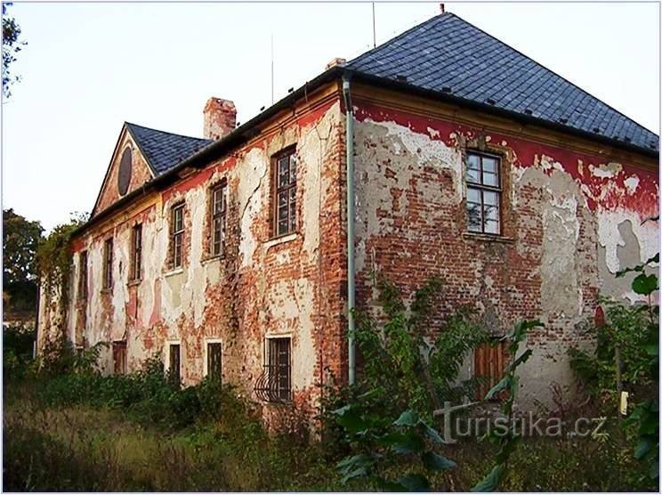 Nenakonice-kasteel-tuin gevel-Foto: Ulrych Mir.