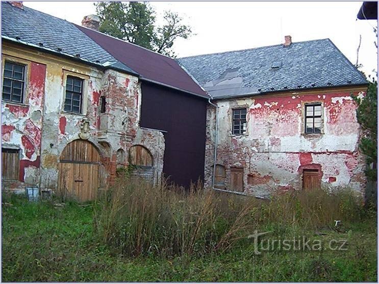 Ненаконіце-замок-зруйнований замок з подвір'я-Фото: Ulrych Mir.