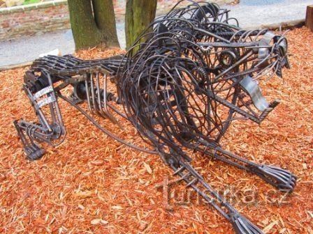 Netradiční kovová ZOO