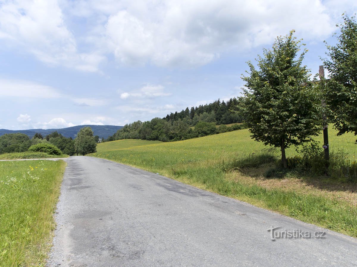 Prima di scendere a Bohdíkov, Pod Lovákem