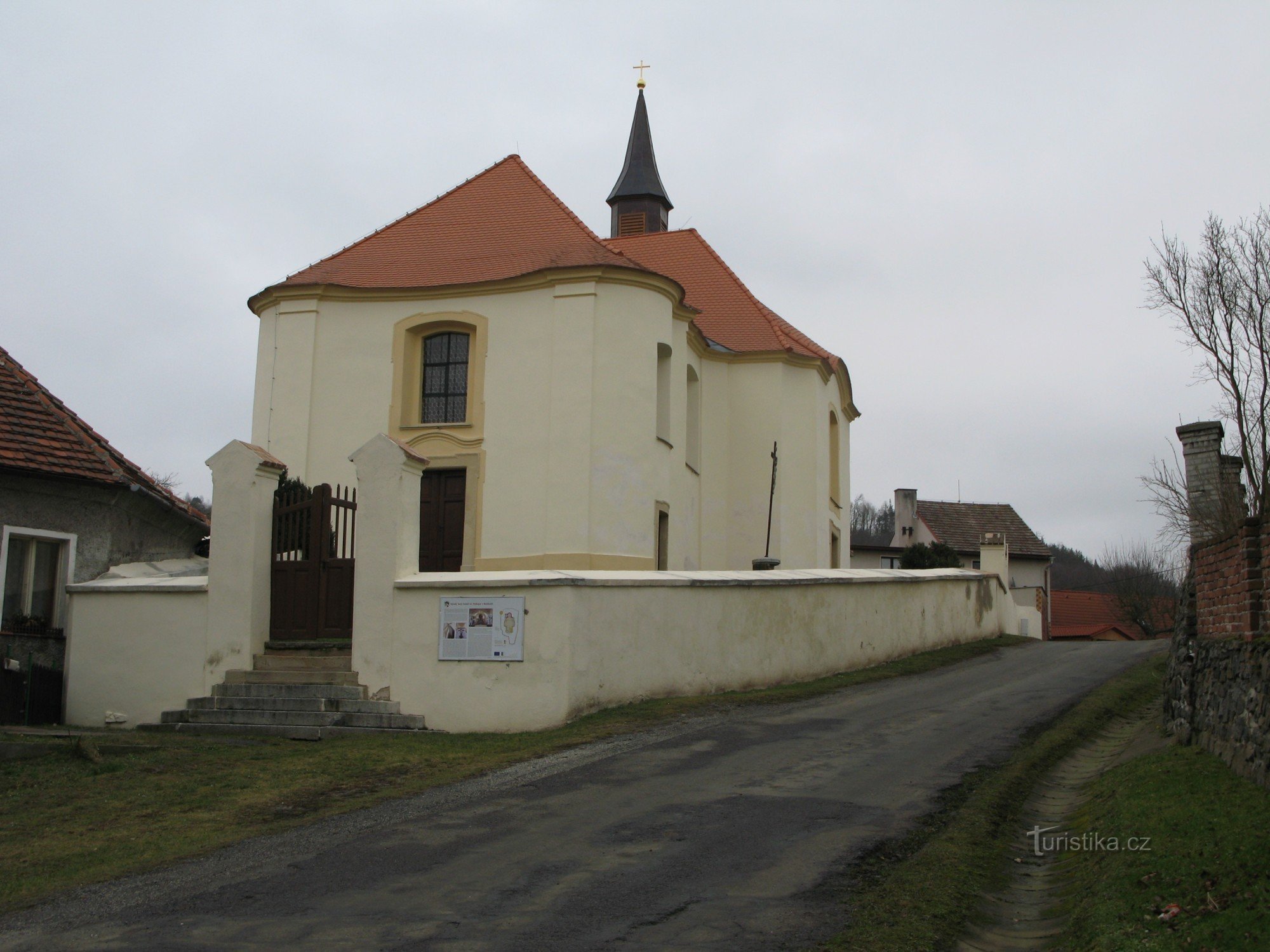 Nezdice - Church of St. gräva upp