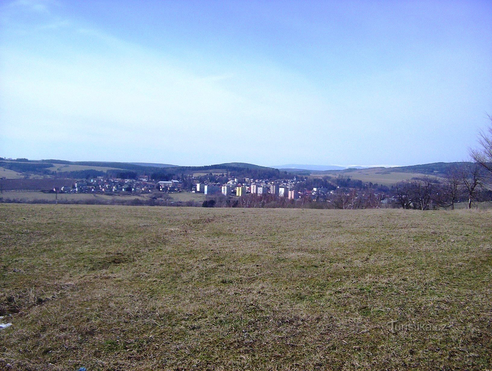 Nízký Jeseník-Moravský ze Slunečná (800m), Dětřichovský vrch (691m) - Zdjęcie: Ulrych Mir.