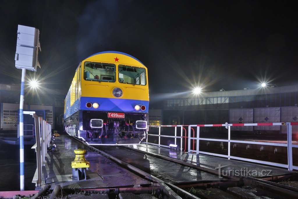 Viagem de trem noturno, Fonte: ČD Photo Archive