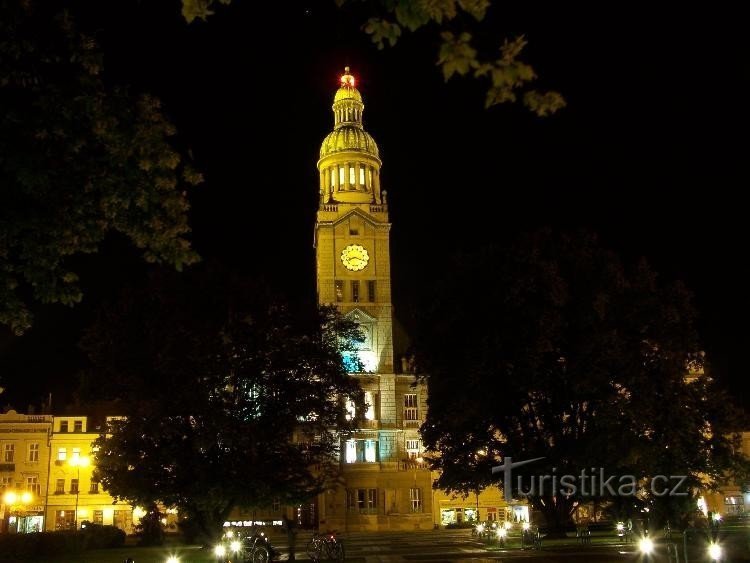 Prostejov at night