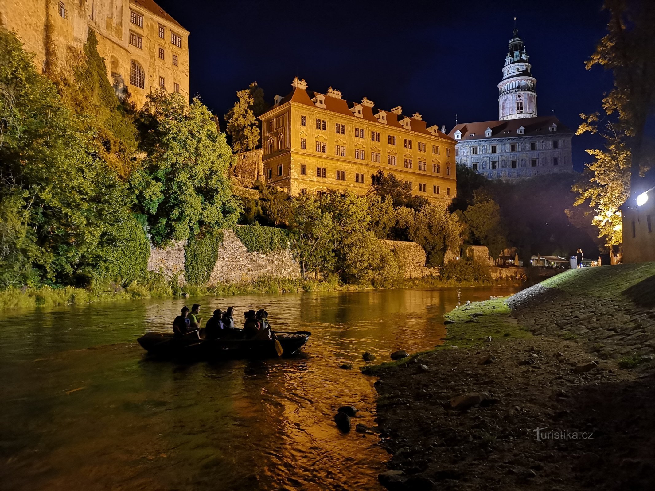 rafting de nuit