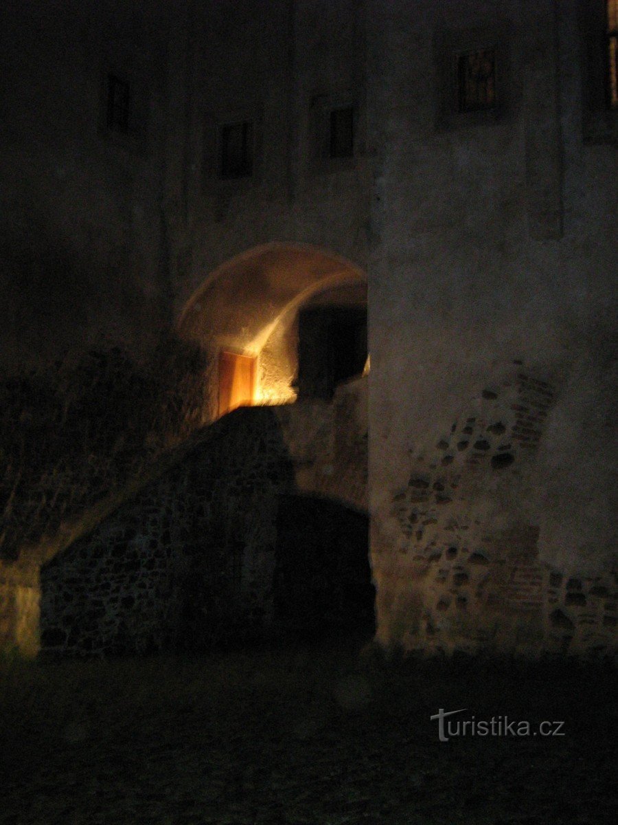 夜の水の城シュヴィホフ