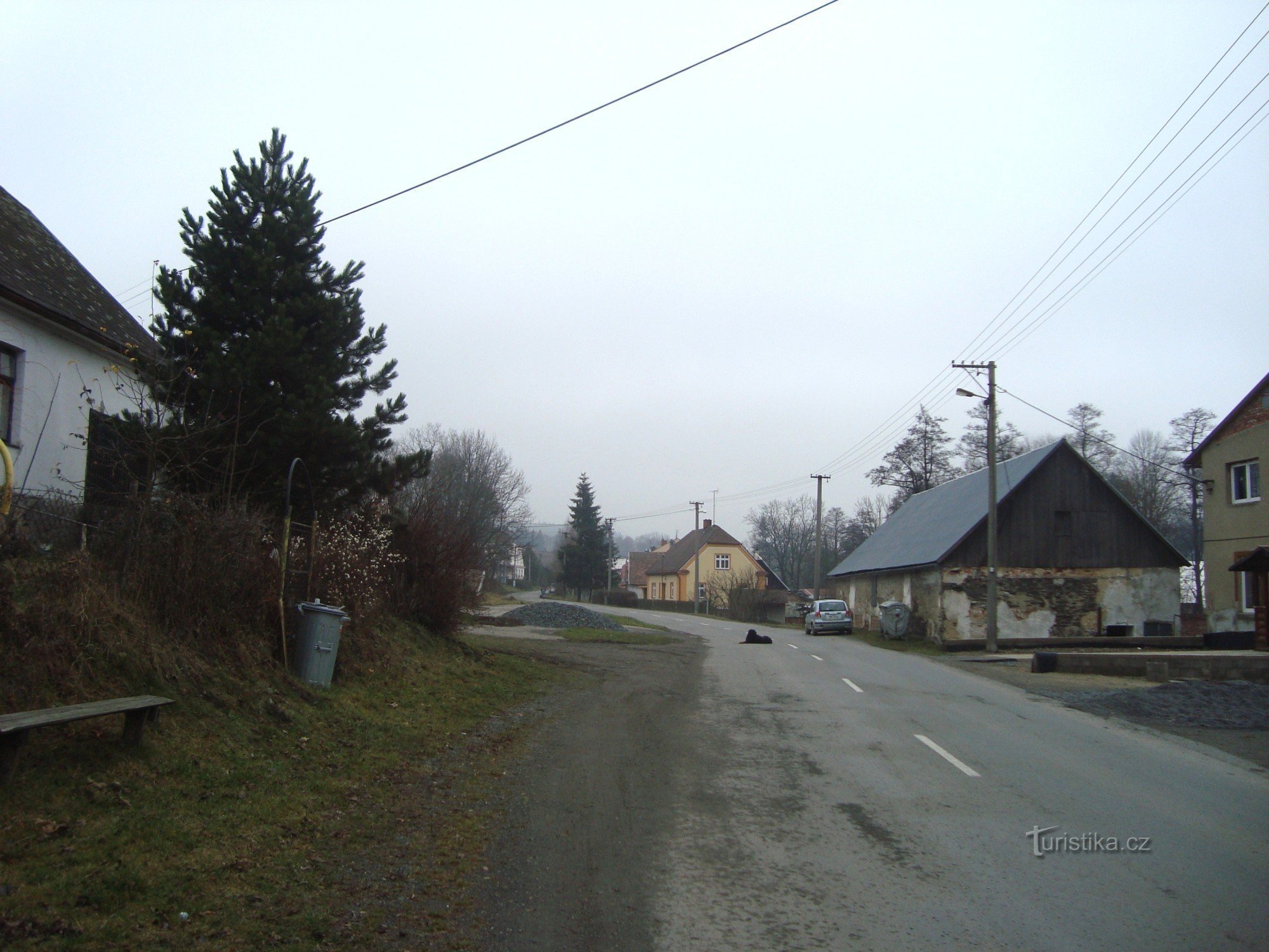 Norberčany-Stará Libavá-centrum van het dorp-Foto: Ulrych Mir.