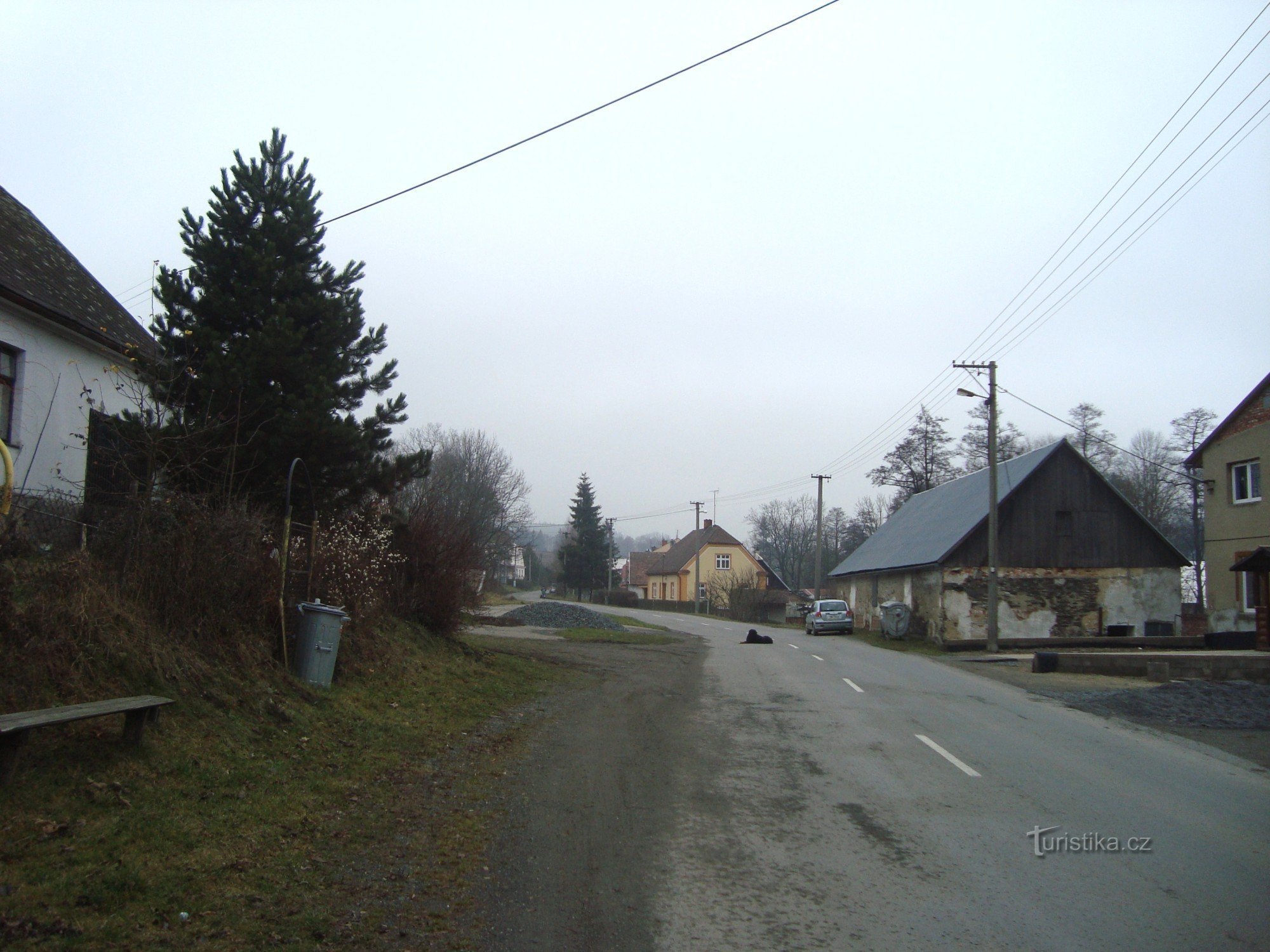 Norberčany-Stará Libavá-centrul satului-Foto: Ulrych Mir.