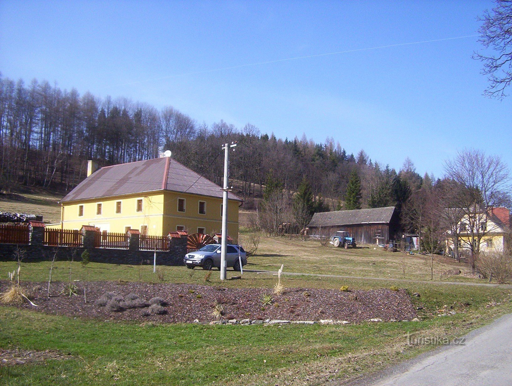 Norberčany-Trhavice-centro del pueblo-Foto: Ulrych Mir.