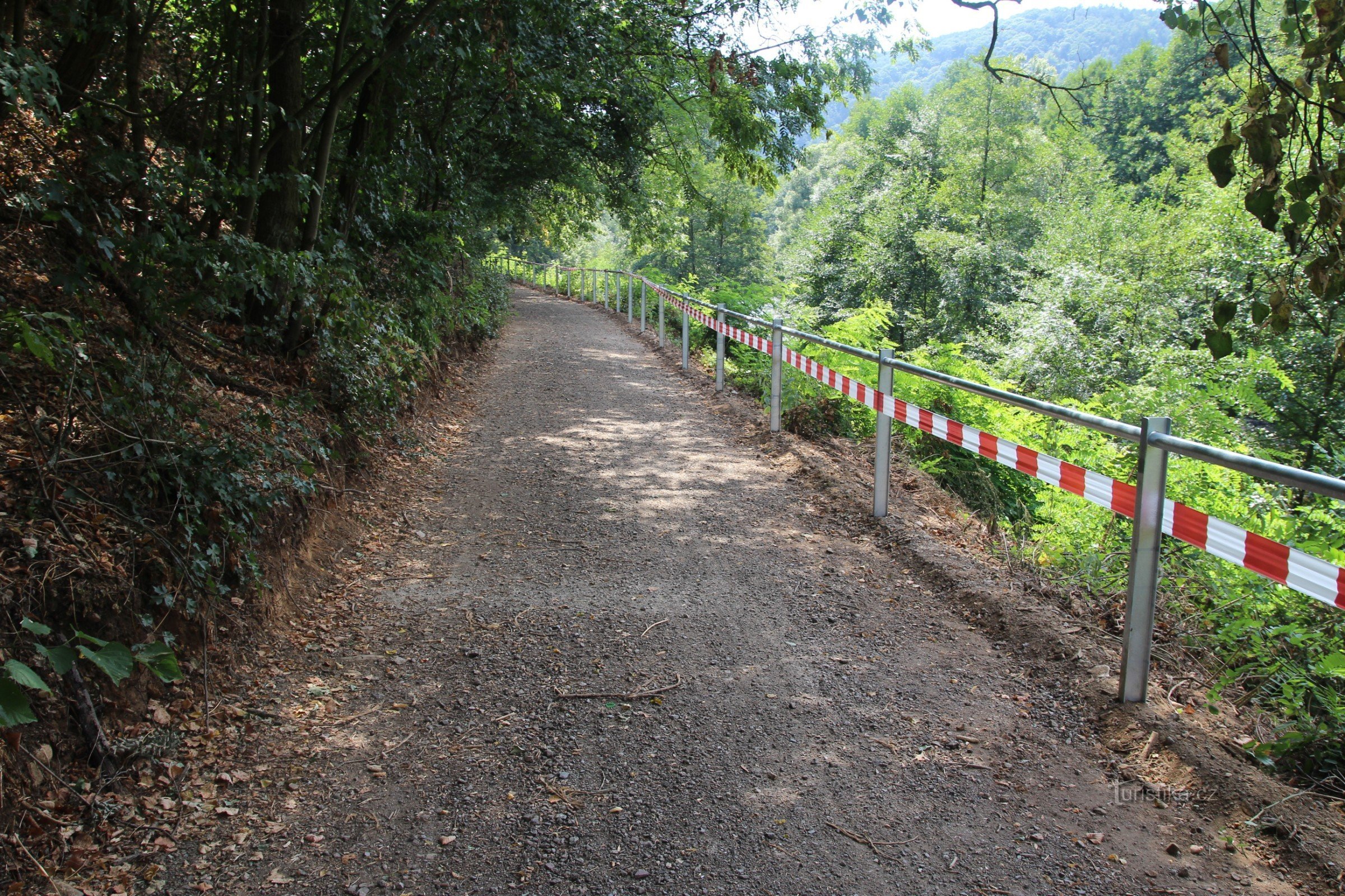 Nouvelle piste cyclable sur le cadastre du village de Borač