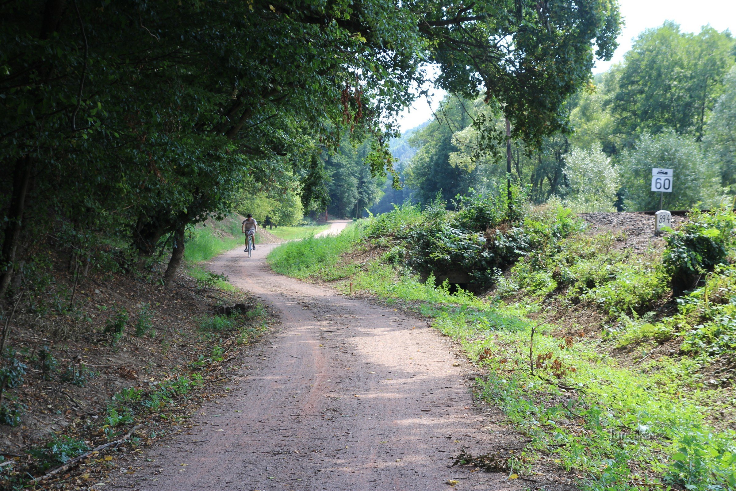 Ny cykelsti på matriklen i landsbyen Borač