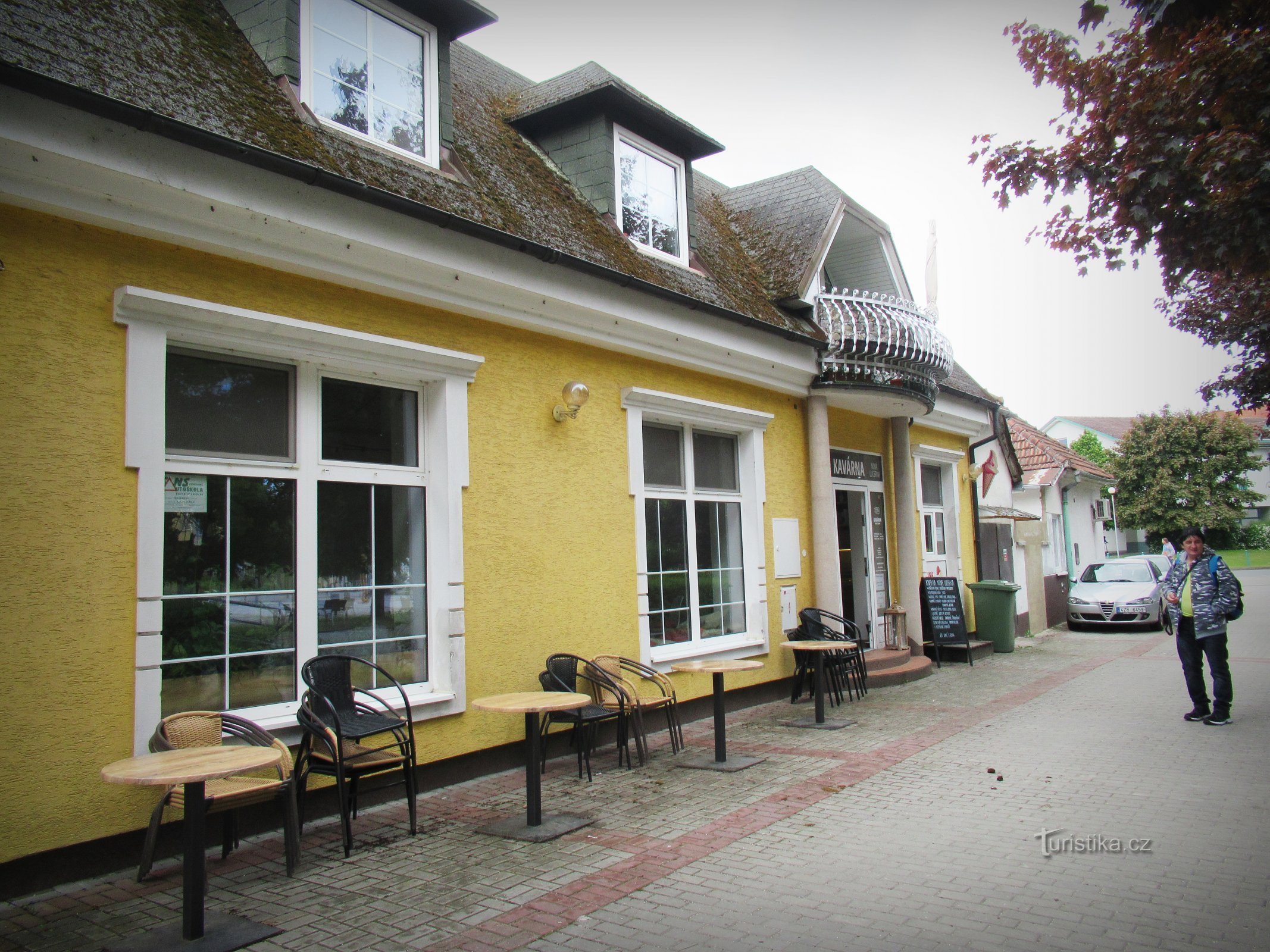 The new cafe Lucerna in Bojkovice