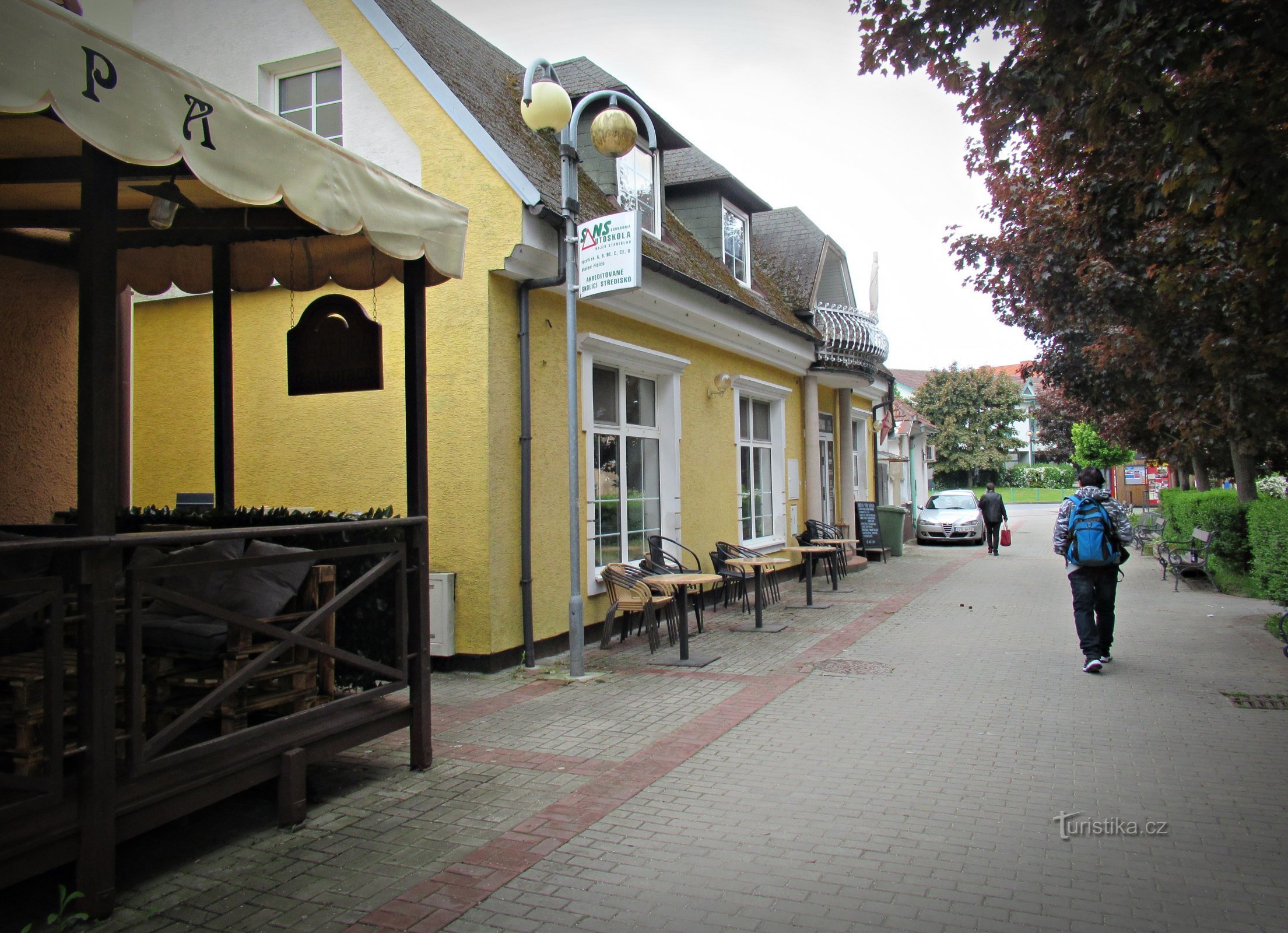 The new cafe Lucerna in Bojkovice