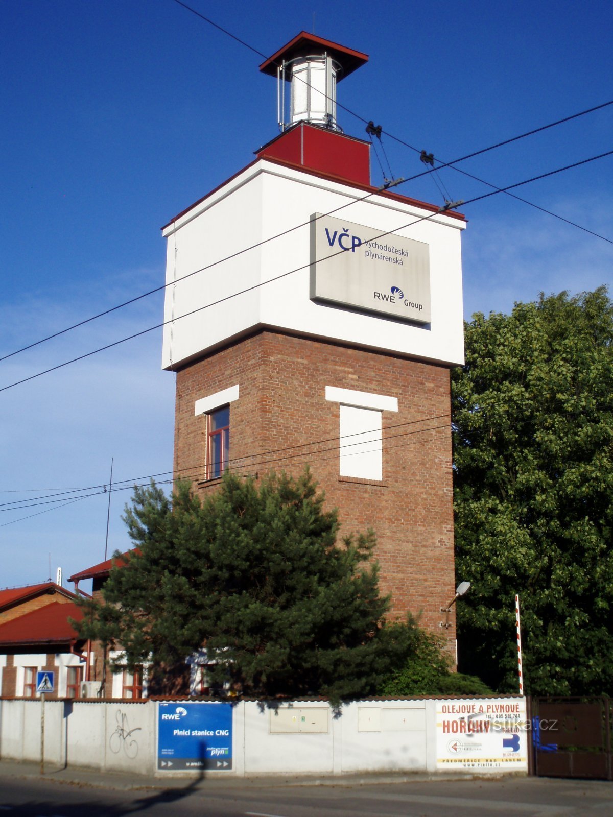 Uusi kunnallinen kaasulaitos vuosina 1927-1928 Kuklenyssa (Hradec Králové, 7.6.2009. kesäkuuta XNUMX)