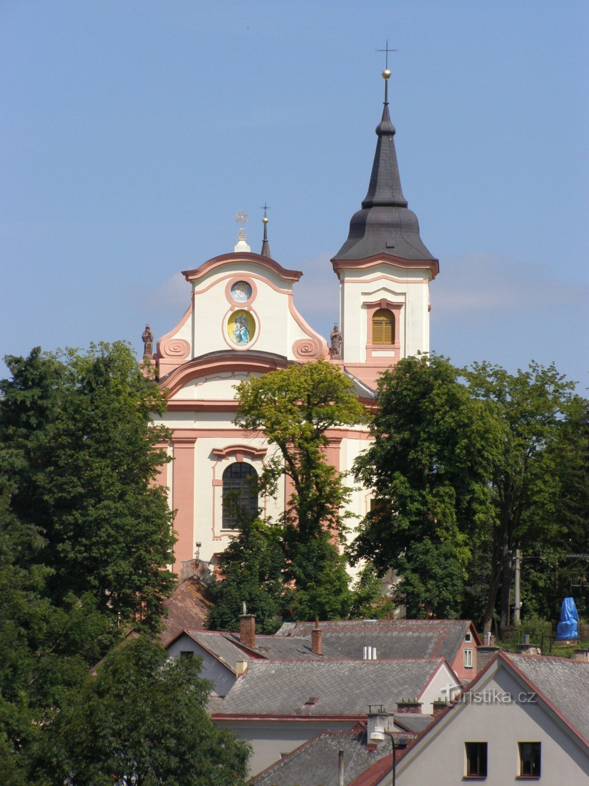 Nová Paka - klášterní kostel Nanebevzetí Panny Marie