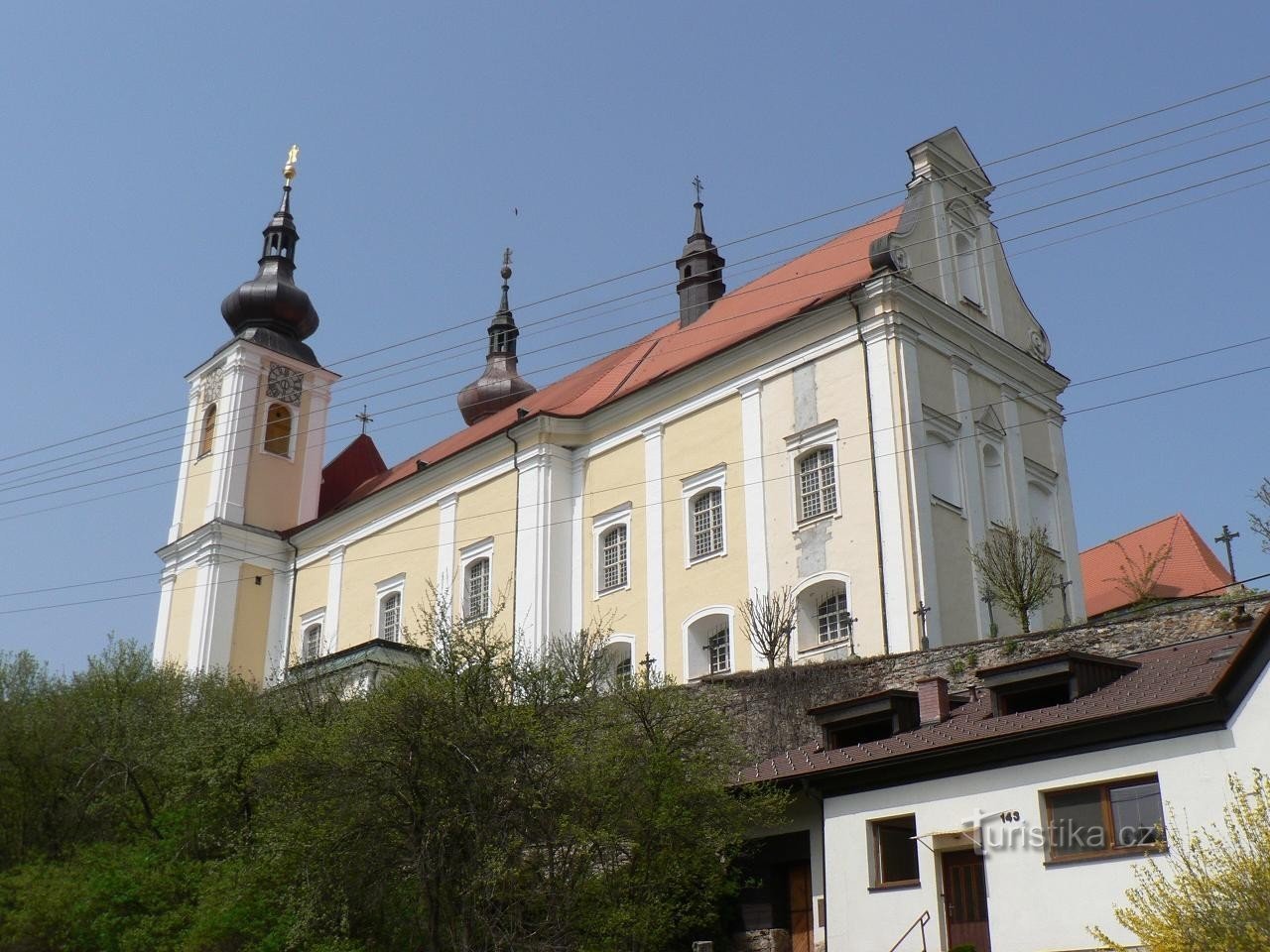 Novo kraljestvo, samostanska cerkev z jugovzhoda