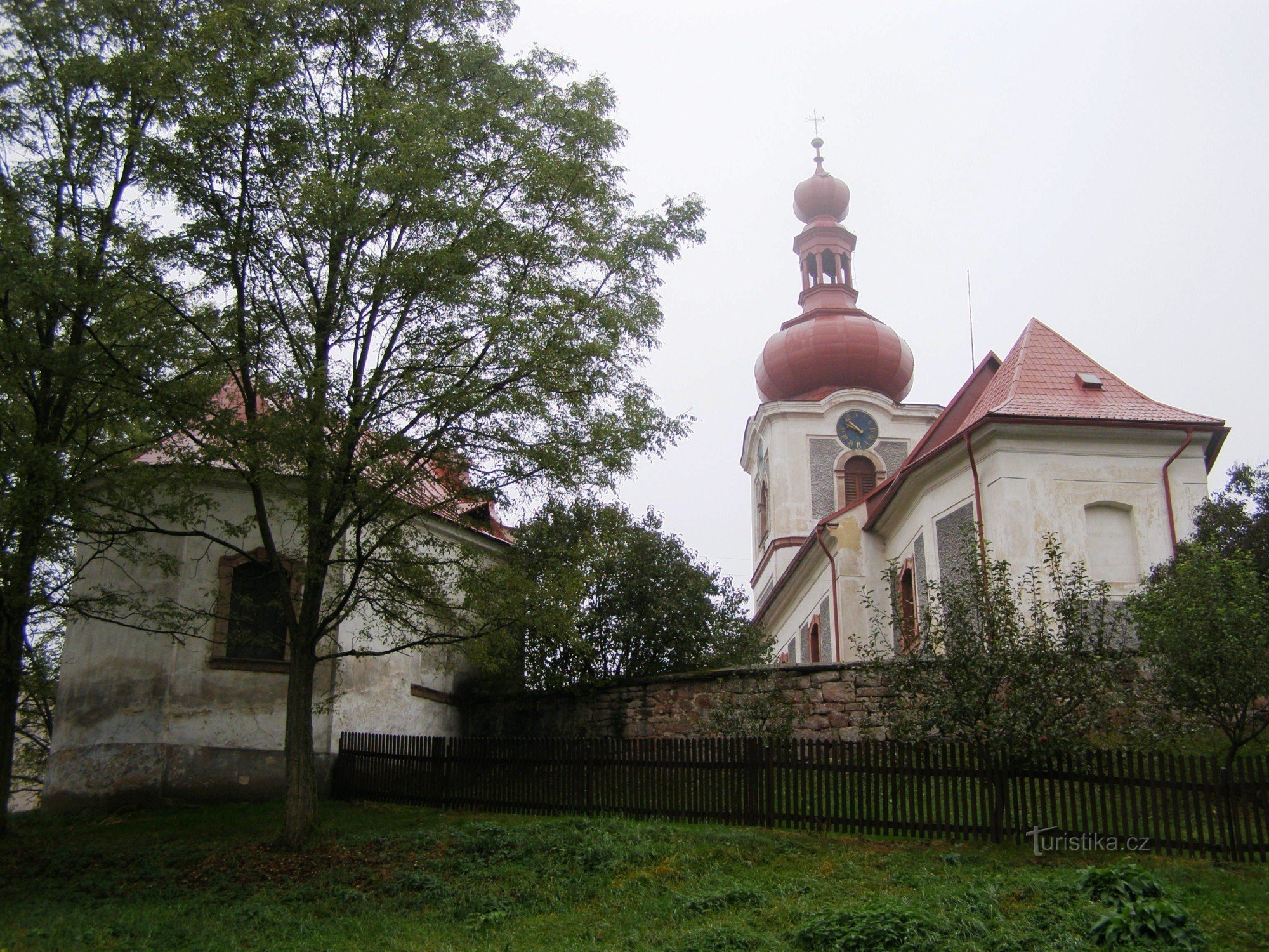 Nová Ves nad Popelkou - kyrkan St. Procopius