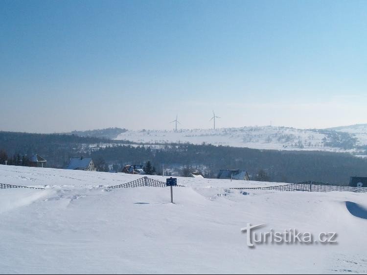 Nová Ves: Vista da Deutschneudorf